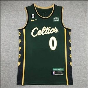 Champions of gold Tatum Celtics jersey